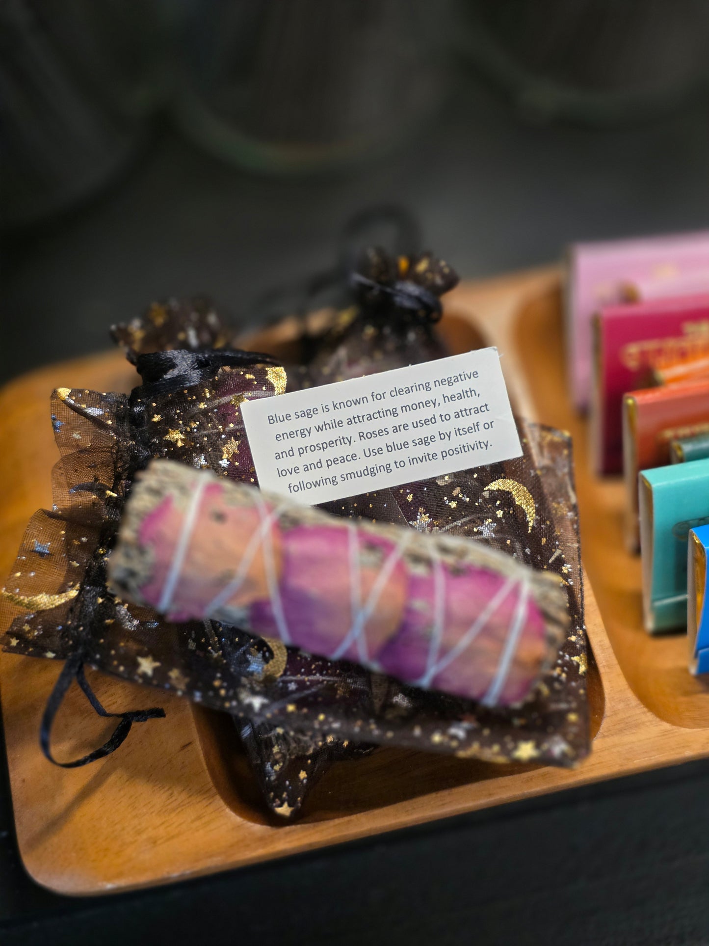 Blue Sage & Rose Petal Smudge Bundle